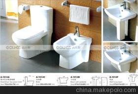 【马桶座便器 立柱盆 妇洗器 洁具配套产品(图)A-1014】价格,厂家,图片,其他水暖卫浴五金,佛山市禅城区尚宝品汇卫浴销售部-